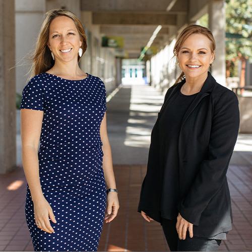 Catherine Sinardi and Erin Nelson